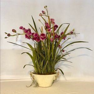 Eye of Design Petrified Purple Orchid Arrangement